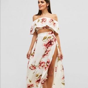 Floral Skirt Set